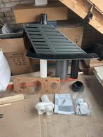 Ubbink Kompakt 2.0 Dakdoorvoer Schoorsteen rookgas, Doe-het-zelf en Verbouw, Dakpannen en Dakbedekking, Ophalen, Kunststof, Zwart