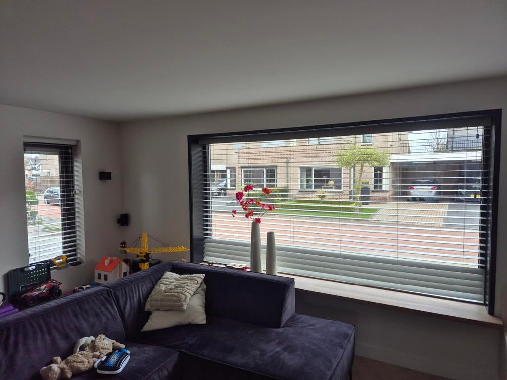 houten jaloezieen wit, Ophalen, Wit, 150 tot 200 cm