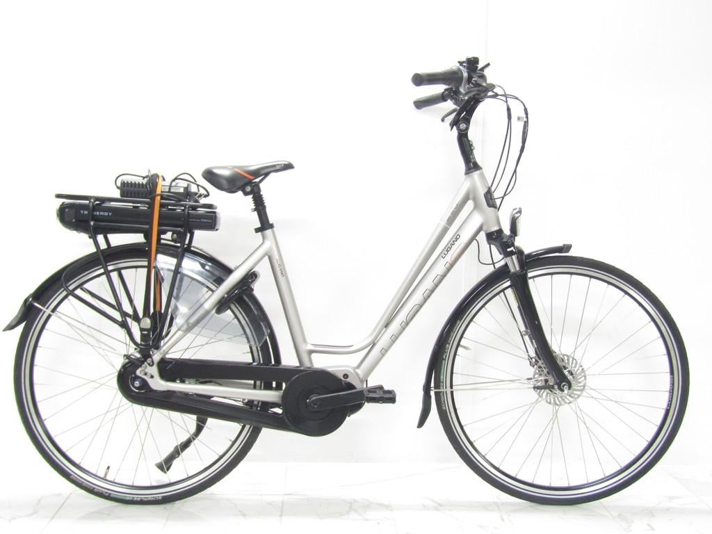 Freebike Lugano elo de luxe grijs dames 49cm 28inch, Fietsen en Brommers, Elektrische fietsen, 47 tot 51 cm, Gebruikt, Overige merken