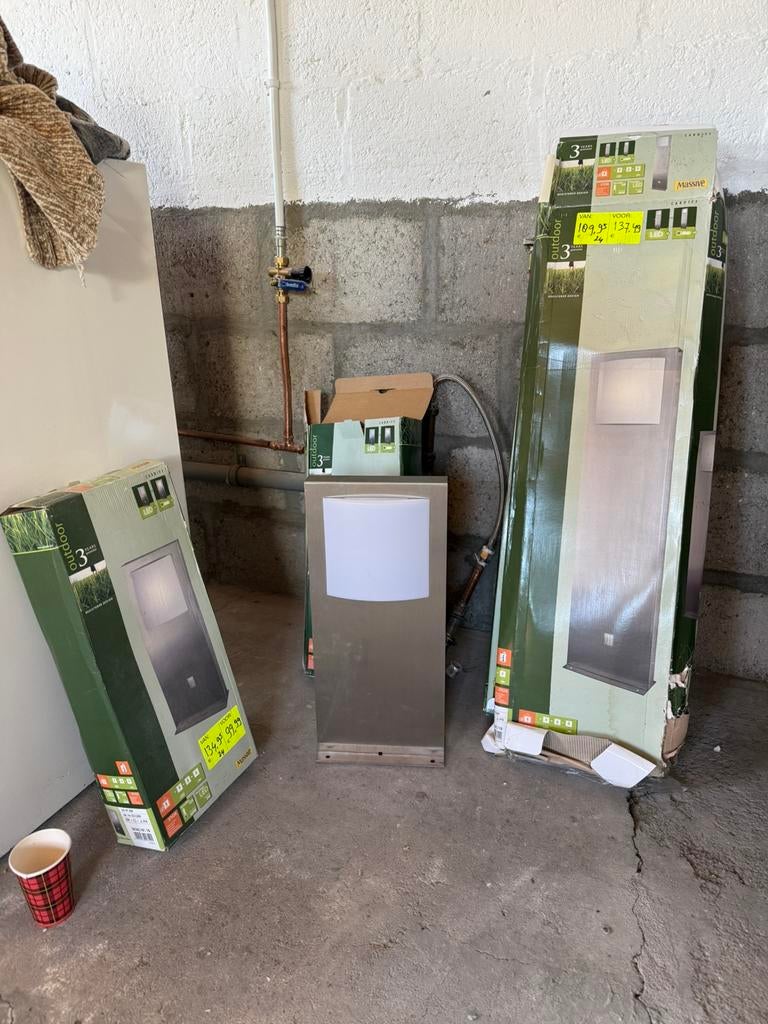 Buitenverlichting, Tuin en Terras, Buitenverlichting, Ophalen, Zo goed als nieuw, Netvoeding, Minder dan 50 watt