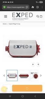 Exped mega pump NIEUW, Caravans en Kamperen, Slaapmatten, Ophalen of Verzenden