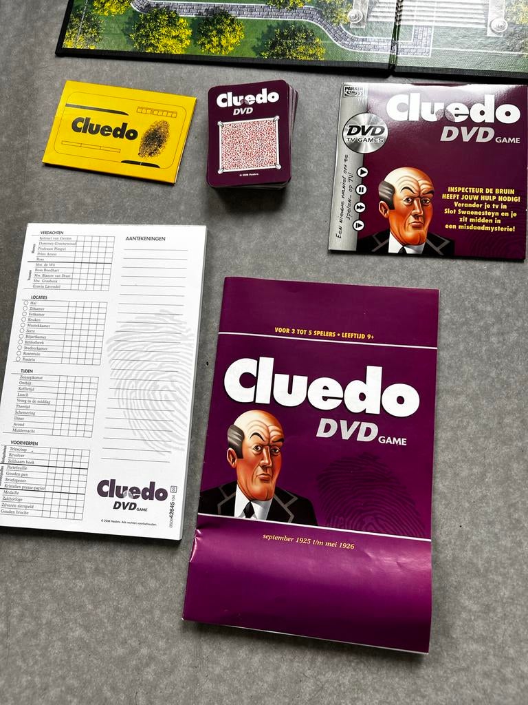 Cluedo DVD Game, Drie of vier spelers, Ophalen, Gebruikt