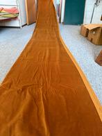 Vintage Velours Gordijnstof - Warme Bruine Kleur (6m), Huis en Inrichting, Gebruikt, 100 tot 150 cm, Bruin, 200 cm of meer