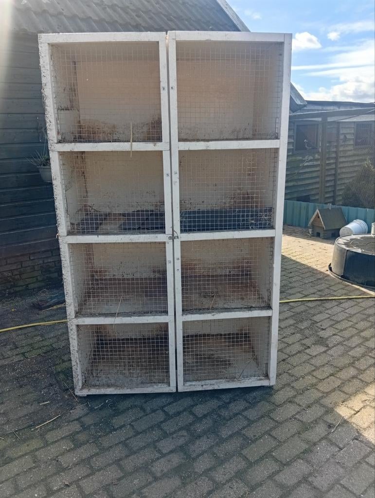 Konijnenflat, Dieren en Toebehoren, Knaagdieren en Konijnen | Hokken en Kooien, Ophalen, Gebruikt, Minder dan 75 cm, 90 cm of meer