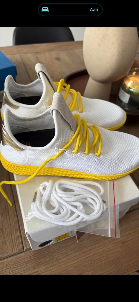 Adidas Originals PW Tennis HU wit/geel, Ophalen, Zo goed als nieuw, Wit, Sneakers of Gympen