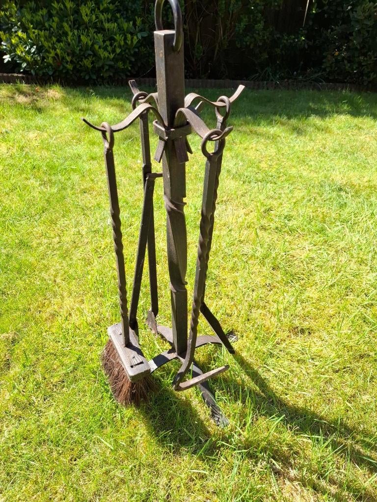 openhaard-set gietijzer, Ophalen, Gebruikt, Vrijstaande haard, Overige soorten