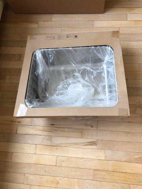 spoelbak IKEA: Langudden, Ophalen, Nieuw, Rvs, Wastafel