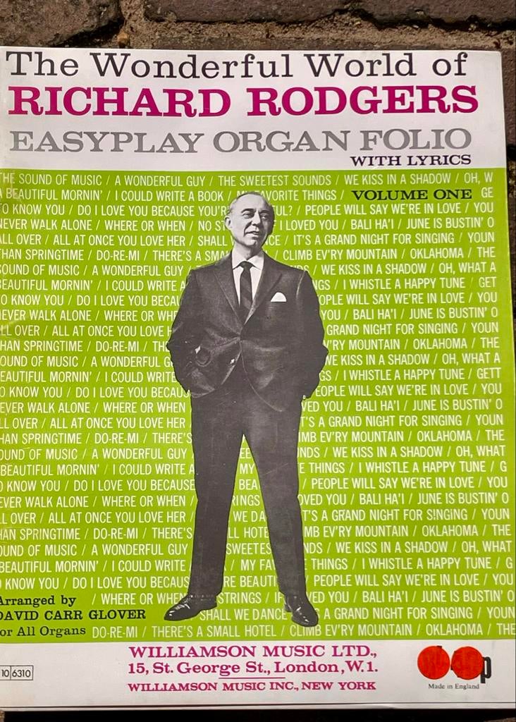 The Wonderful World of Richard Rodgers - Easyplay Orgel, Muziek en Instrumenten, Orgel, Gebruikt, Filmmuziek en Soundtracks, Ophalen of Verzenden