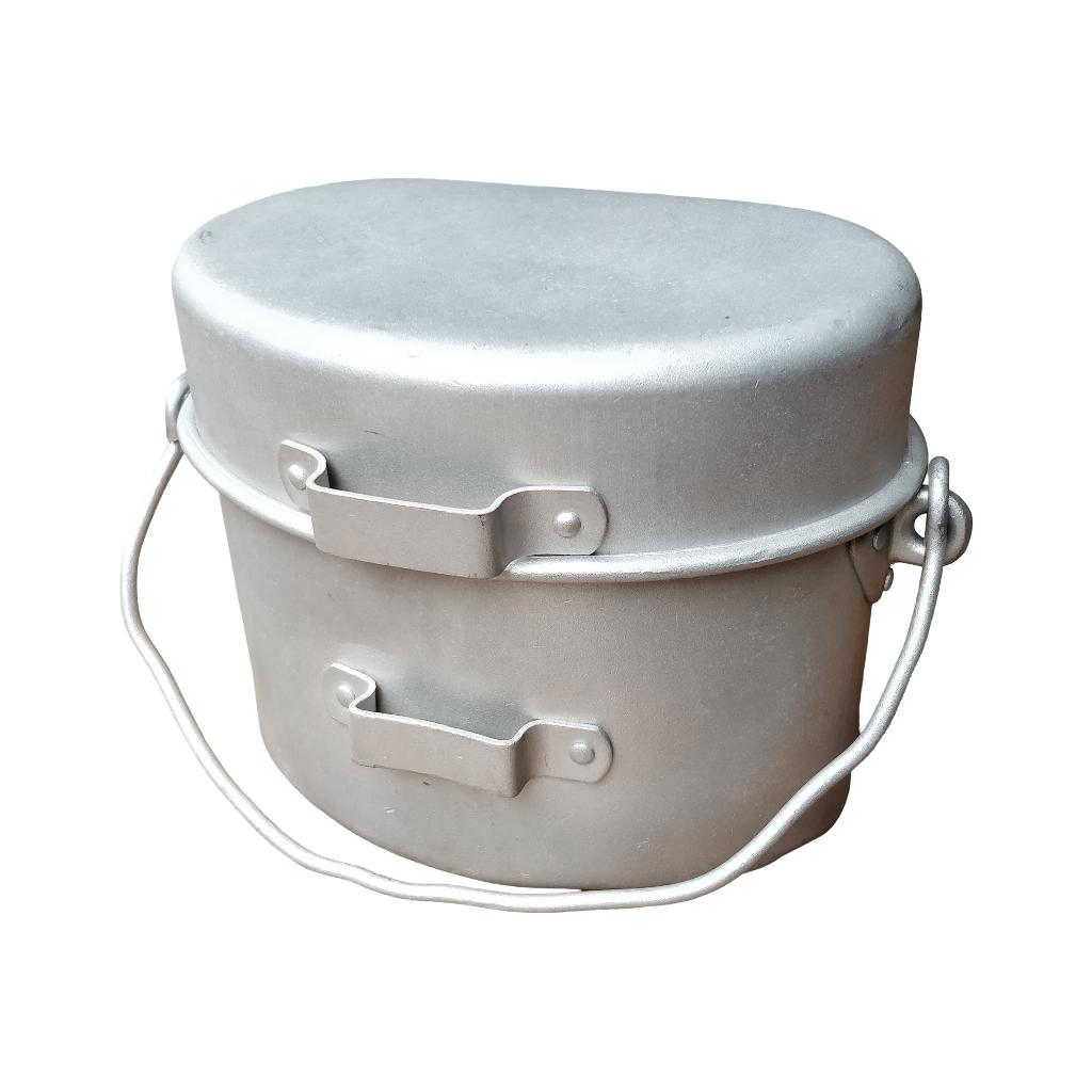 WWII Italian Messkit / Essgeschirr With Initials, Ophalen of Verzenden, Amerika, Hulzen of Bodemvondsten