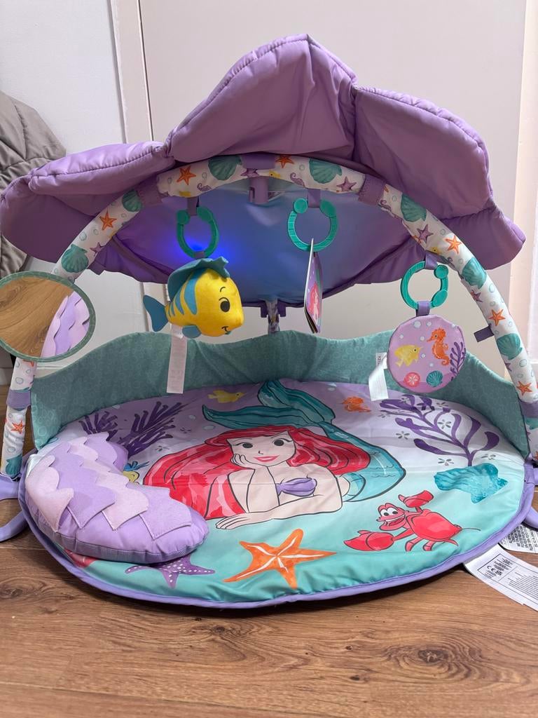 Disney Kleine Zeemeermin Baby Activiteiten Gym met Muziek &, Ophalen, Zo goed als nieuw, Babygym, Met licht