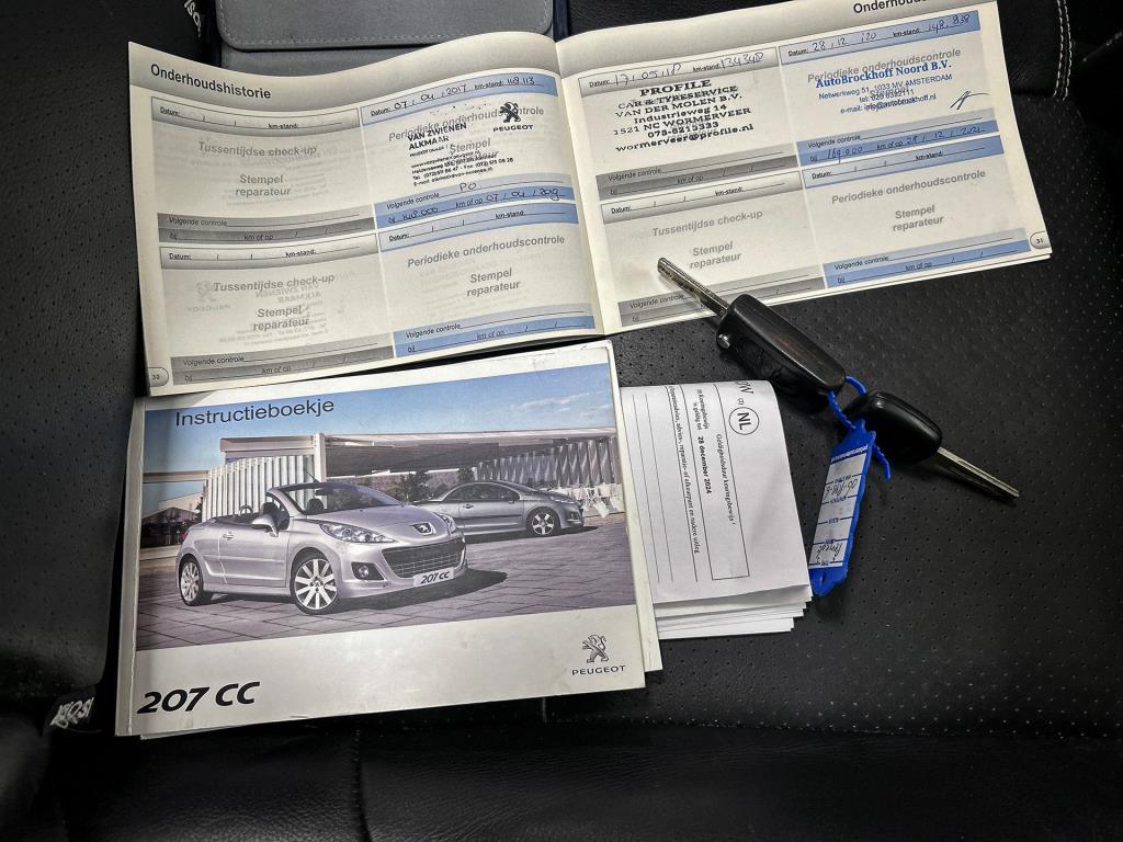 Peugeot 207 CC 1.6 VTi Cabriolet Kleine beurt en nieuwe APK!, Auto's, Voorwielaandrijving, Euro 5, Gebruikt, 4 cilinders