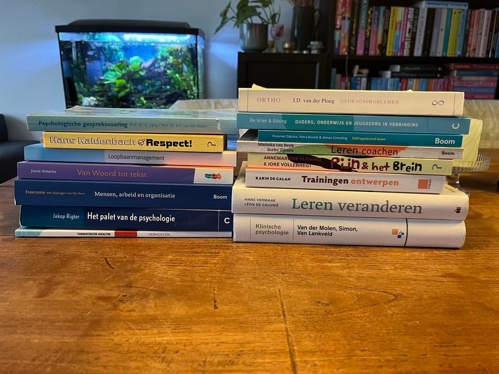 Studieboeken: psychologie - coaching - training, Ophalen of Verzenden, Zo goed als nieuw, School, Studie en Wetenschap