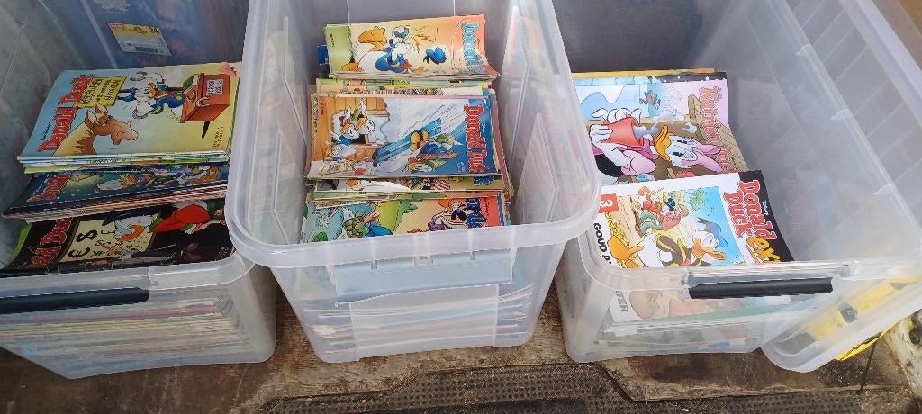 +- 1000 Donald Duck-weekbladen, Boeken, Stripboeken, Walt Disney, Meerdere stripboeken, Ophalen, Gelezen