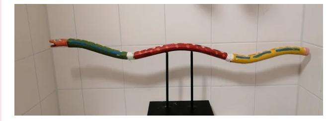 Corneille '67 '' Slang olieverf op rotan ', Antiek en Kunst, Verzenden