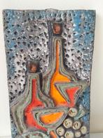 XL WEST GERMANY KERAMIEK SCHILDERIJ FAT LAVA SIXTIES BERLIJN, Antiek en Kunst, Ophalen of Verzenden