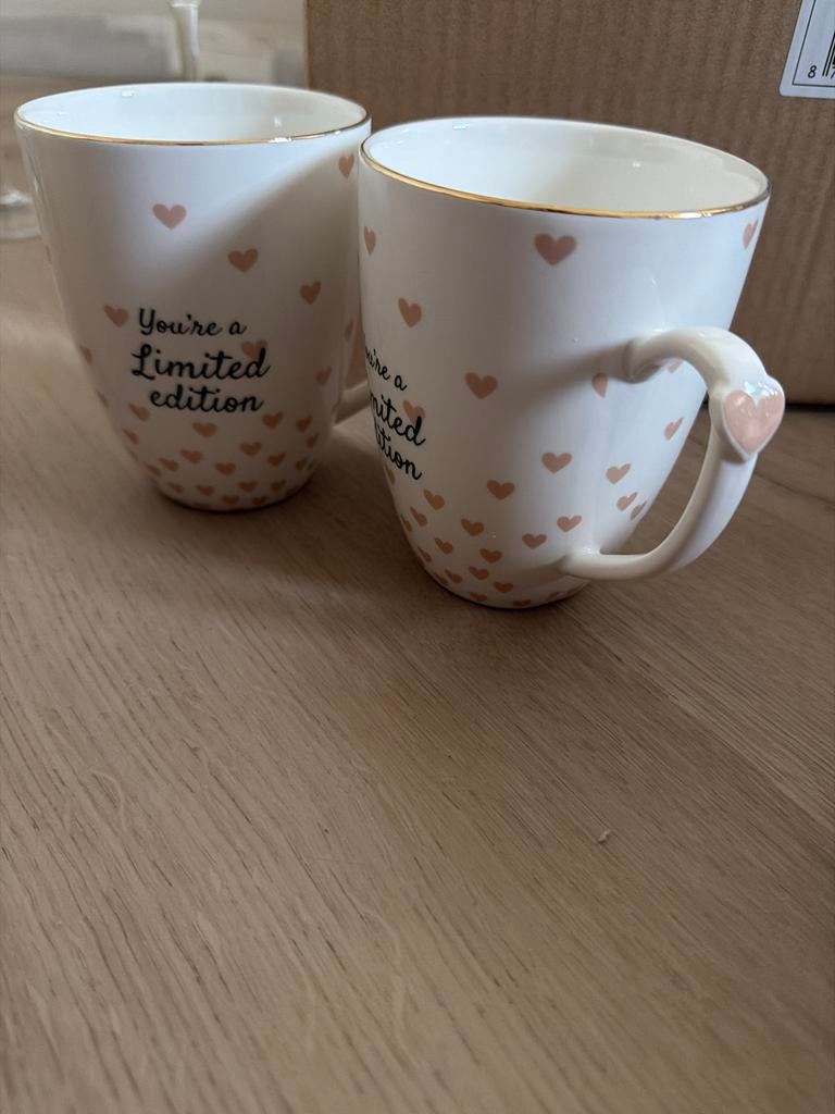 2 nieuwe Riviera Maison koffie/thee mokken Limited Edition, Overige typen, Nieuw, Ophalen of Verzenden, Steen/keramiek