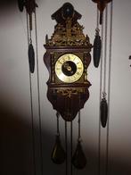 Zaans klokje, Mahonie, goed lopend., Ophalen of Verzenden, Gebruikt, Analoog, Wandklok
