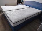 Twee persoons Boxspring Compleet (IMPRESSION AIR SENSUS, Ophalen, Blauw, 210 cm, Tweepersoons