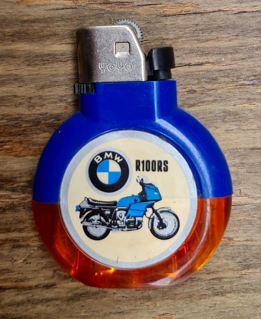BMW aansteker met afbeelding model r100rs jaren 70 retro, Ophalen, Gebruikt, Gebruiksvoorwerp