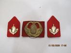 infanterie nulli cedo emblemen (378), Ophalen of Verzenden, Landmacht, Nederland, Embleem of Badge