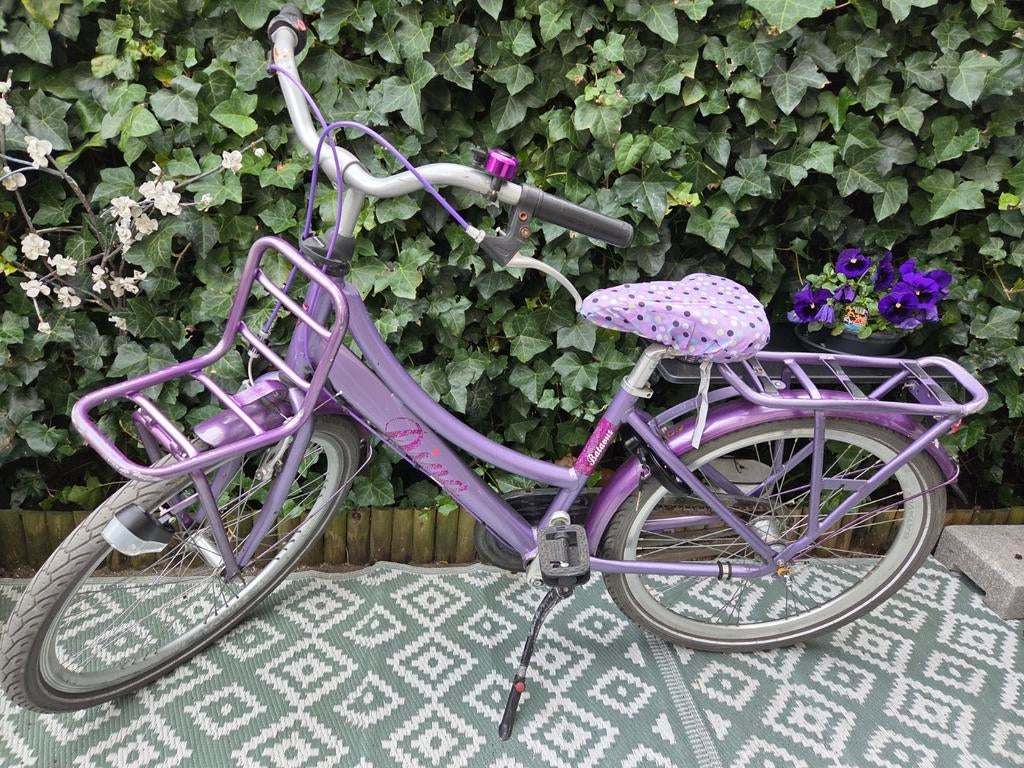 Meisjesfiets 24 inch Batavus Diva- lila kleur, Fietsen en Brommers, Ophalen, Versnellingen, Batavus, Gebruikt