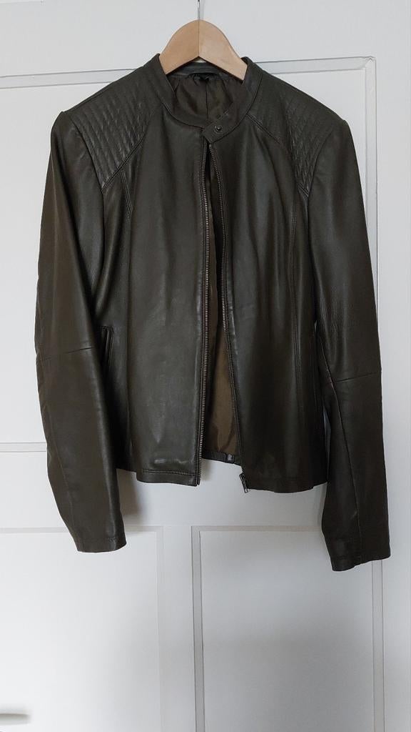 Leren jack hema, Ophalen of Verzenden, Zo goed als nieuw, Groen