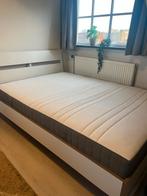 Twijfelaar bed 140x200 cm inclusief matras, Ophalen, Gebruikt, Wit, 140 cm