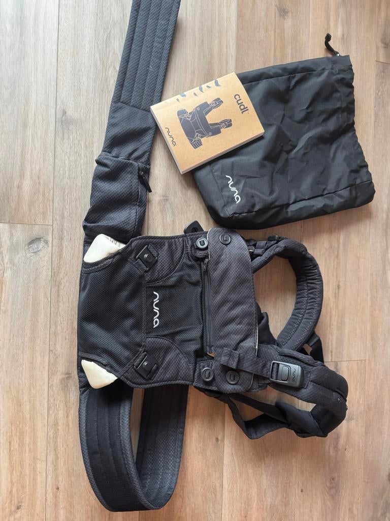 Nuna Cudl draagzak, Kinderen en Baby's, Babydragers en Draagdoeken, Gebruikt, Buik, Rug of Zij, Draagzak, Ophalen