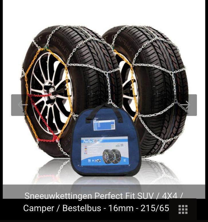 Sneeuwkettingen Perfect Fit KB39 SUV/4X4/Camper/Bestelbus, Auto diversen, Sneeuwkettingen, Gebruikt, Ophalen of Verzenden