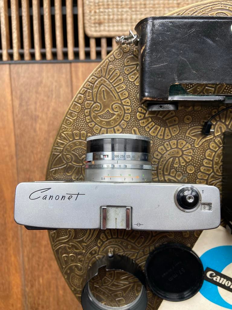 Canon Canonet met Metz Mecablitz flitser, Ophalen, Gebruikt, Compact, Canon
