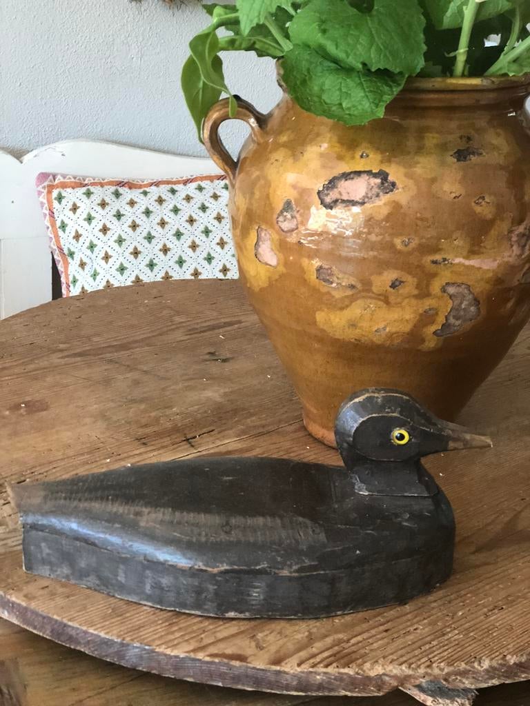 Houten lokeend, Ophalen of Verzenden