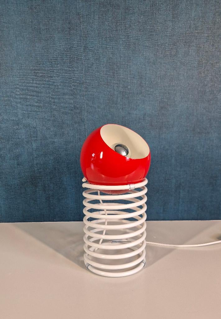 Vintage Gepo tafellamp - Jaren 70 - Spiraal, Huis en Inrichting, -, -, Ophalen of Verzenden, Zo goed als nieuw