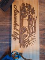 VW Kever Kapstokje met Sleutelhangers - Handgemaakt, Ophalen of Verzenden, Nieuw, Hout, Wandkapstok