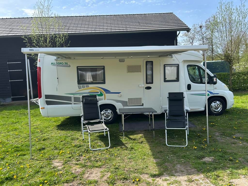 Zeer nette Chausson allegro 96 (2008) met nieuwe luifel, Ringverwarming, Fiat, 7 tot 12 maanden geleden, Chausson