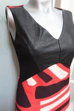 Sandro Ferrone prachtige jurk rood wit zwart s/m, Maat 38/40 (M), Sandro Ferrone, Ophalen of Verzenden, Zo goed als nieuw