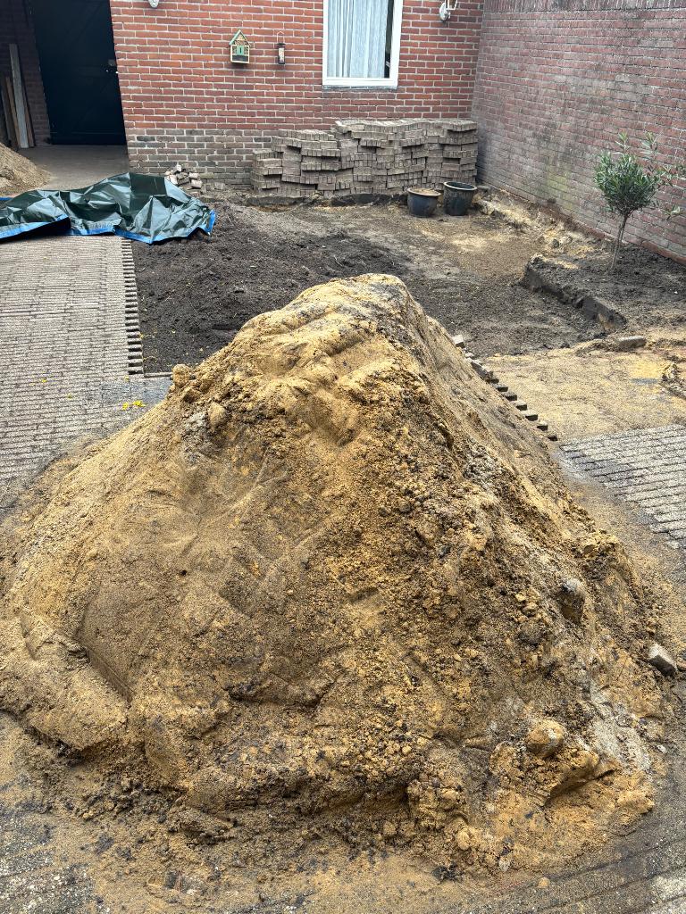 Geel zand, Tuin en Terras, Zand, Ophalen, Ophoogzand