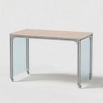 Aluminium profiel tafel op wielen, industrieel, Gebruikt, 100 tot 150 cm, Verzenden, 50 tot 100 cm