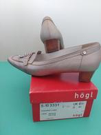 Chique Högl leren pumps in sterling kleur maat 40, Pumps, Högl, Ophalen of Verzenden, Zo goed als nieuw