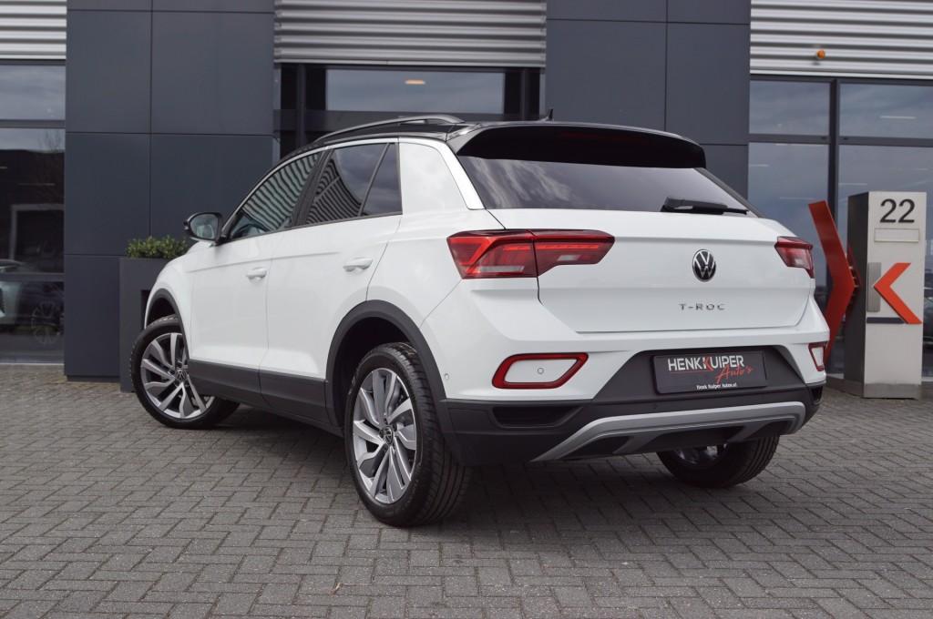 Volkswagen T-ROC 1.5 TSI DSG Goal/ Navi / Trekhaak afnb./18, Automaat, Wit, Bedrijf, SUV of Terreinwagen
