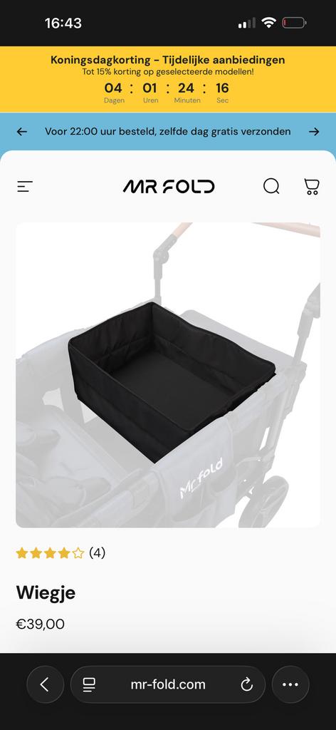 Mr fold reiswieg, Ophalen of Verzenden, Zo goed als nieuw