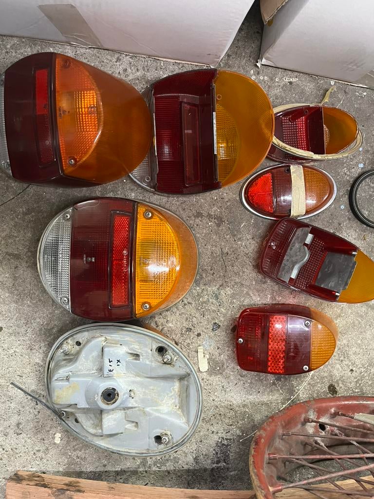 Oldtimer VW Kever lampen, Ophalen, Gebruikt