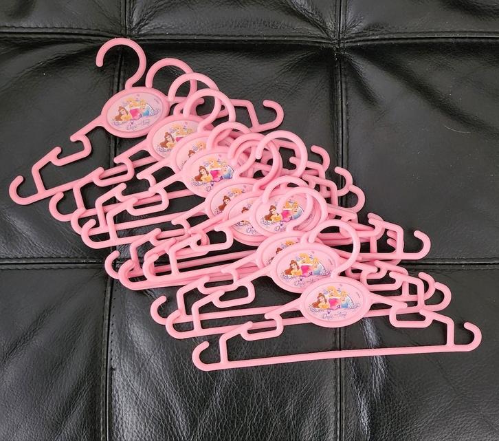 11x Disney prinsessen kledinghanger roze, Kinderen en Baby's, Kinderkamer | Inrichting en Decoratie, Gebruikt, Kapstokje, Ophalen of Verzenden