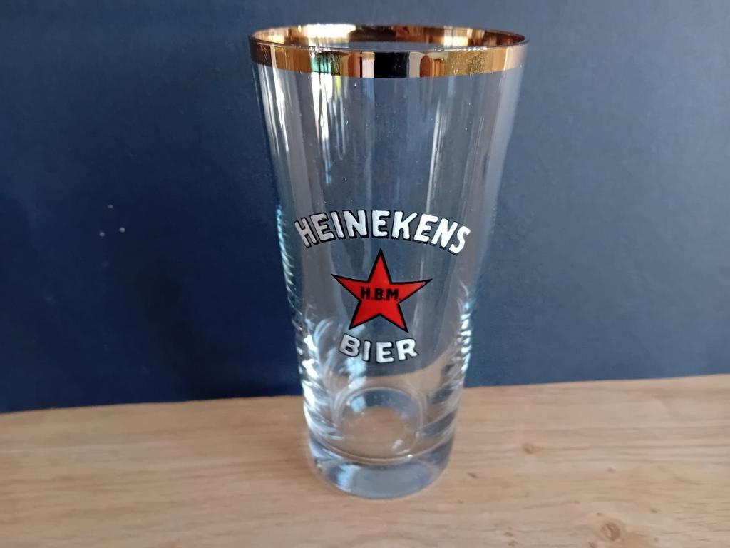 Geëmailleerd Heineken's glas dit is geen replica, Ophalen of Verzenden, Zo goed als nieuw