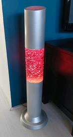 80 cm grote XXL lavalamp excalibur roze + zilveren glitters, Huis en Inrichting, Ophalen, Minder dan 100 cm