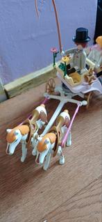 Playmobil koets met paarden en figuren, Ophalen of Verzenden