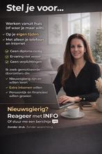 Thuiswerken op jouw tijden Extra inkomen Geen ervaring nodig, Vacatures, Variabele uren, Overige niveaus, Starter, Overige vormen