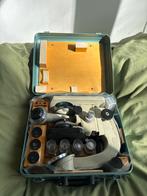 Vintage Microscoop Set met Accessoires en Koffer, Ophalen of Verzenden, Gebruikt, 400x tot 1000x, Biologische microscoop