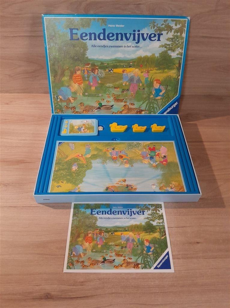 Eendenvijver - alle eendjes zwemmen in het water - s5809, Hobby en Vrije tijd, Gezelschapsspellen | Bordspellen, Verzenden, Zo goed als nieuw