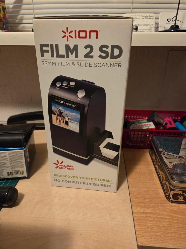 ION Film 2 SD 35mm film- en diascanner, Computers en Software, Scanners, Ophalen of Verzenden