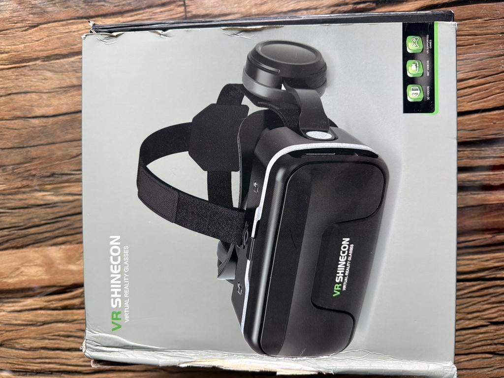 VR Shinecon Virtual Reality Bril – 3D VR Glasses voor Smartp, Ophalen, Gebruikt, VR-bril, Telefoon